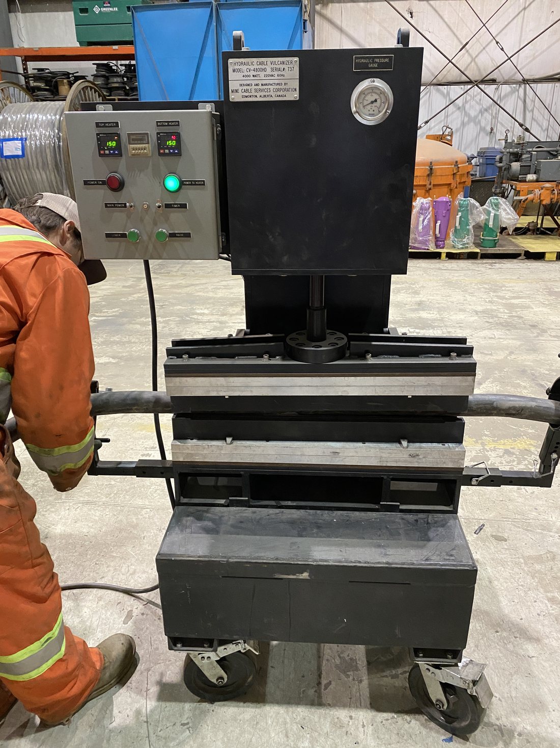 MCS vulcanizing cable repair