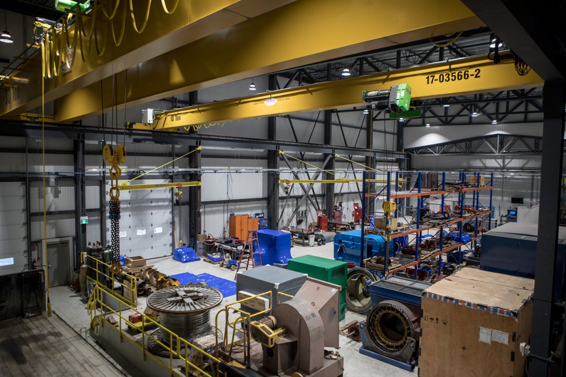 Rogers in-house machine shop