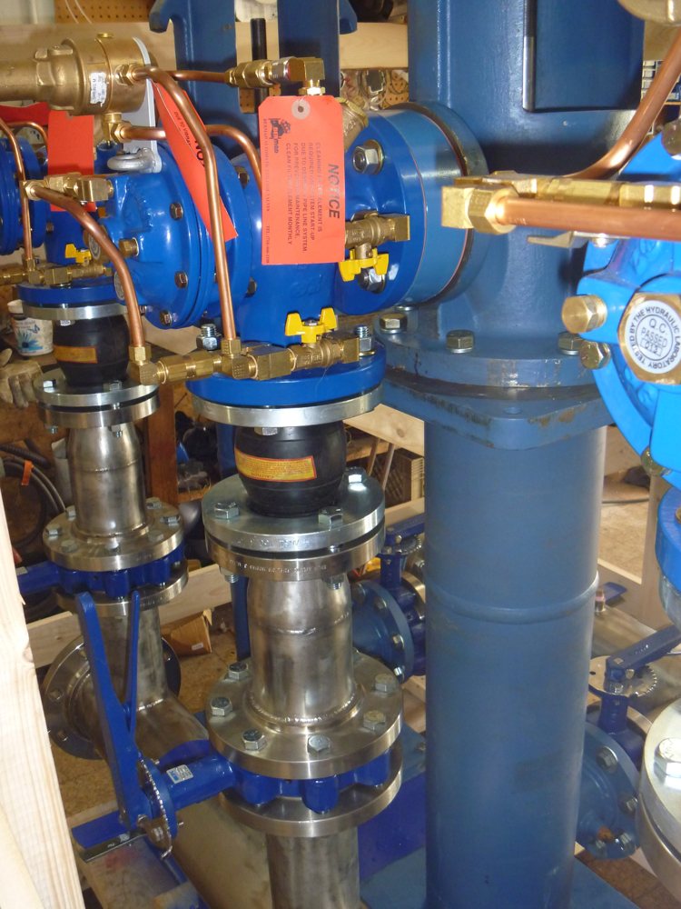 Vertical booster pumps serviced by Rogers