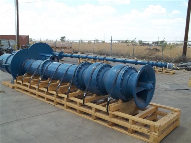Vertical turbine pump package