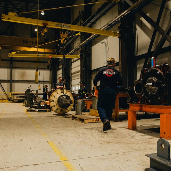 Rogers motor repair shop floor