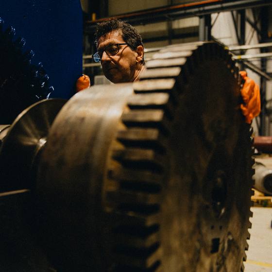 Rebuilt traction motor rotor