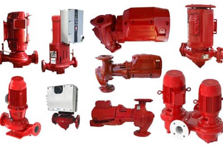 Bell & Gossett in-line pump