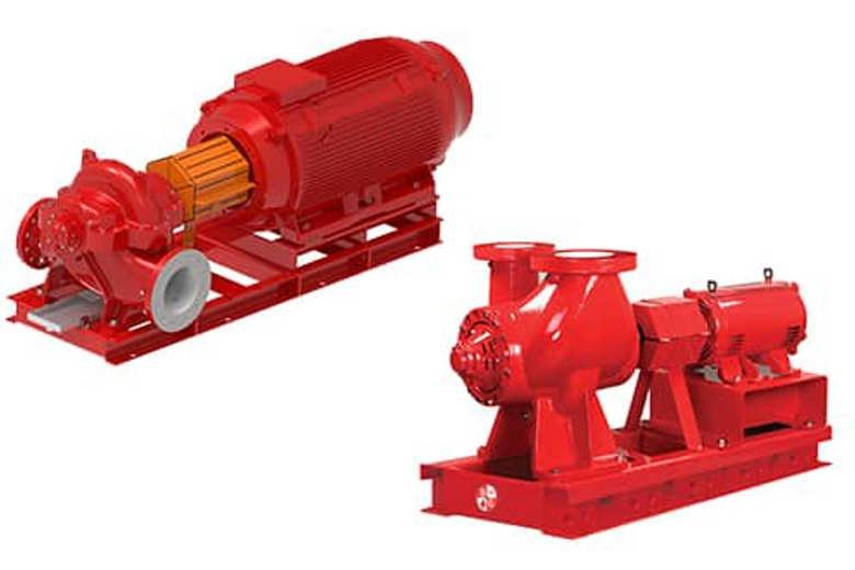 Bell & Gossett double-suction pump