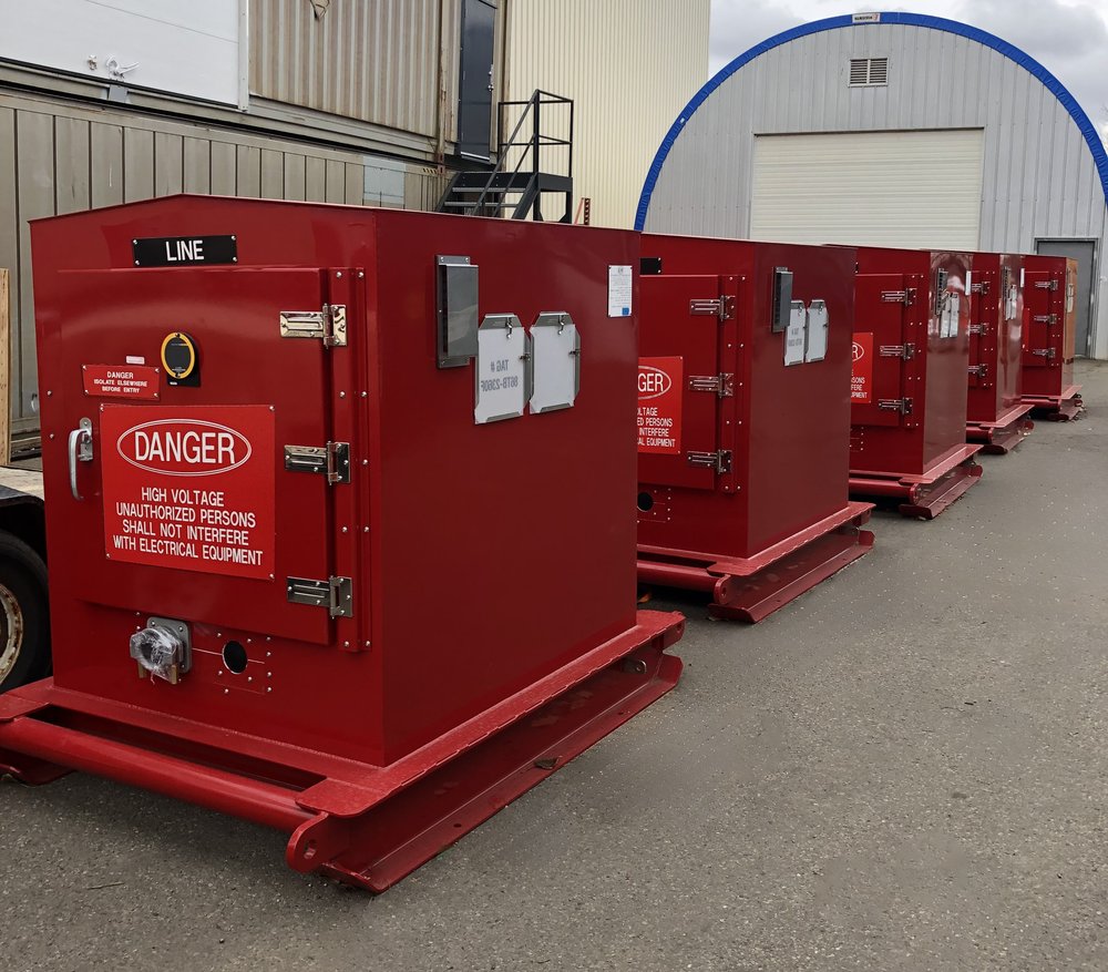 MCS skid-mounted junction box